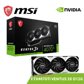 MSI 微星 GeForce RTX 4070 Ti VENTUS 3X 12G OC 顯示卡