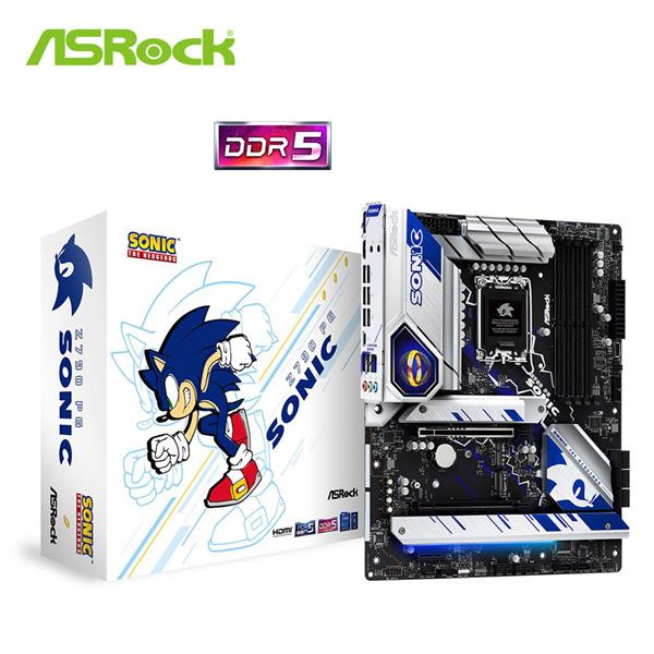 華擎 ASRock Z790 PG SONIC 音速小子聯名版 INTEL 主機板