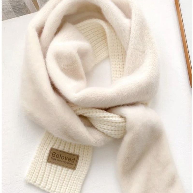 《HYJ預購》超溫暖圍巾🧣 毛絨絨圍巾 冬天必備 白色圍巾 預購商品需等待7-14天