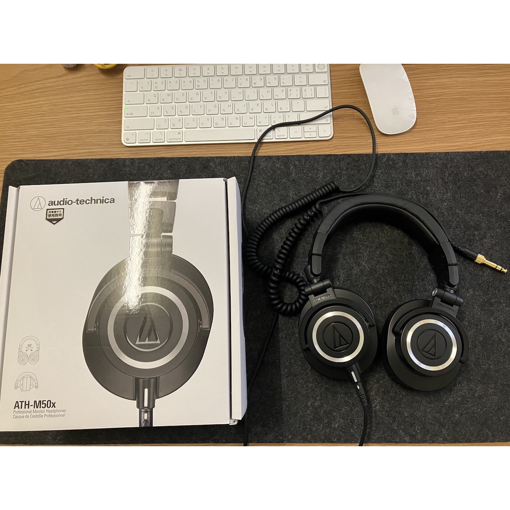 [自售] audio-technica ATH-M50x 專業型 監聽耳機 黑色 鐵三角 M50x 保固到2023/11