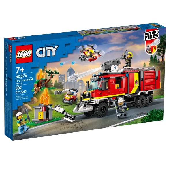 正版公司貨 LEGO 樂高 City系列 LEGO 60374 消防指揮車