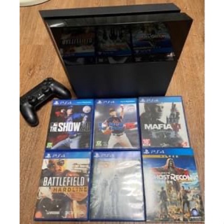 ps4 主機加六片遊戲