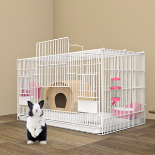 寵物籠子兔子籠子家用室內專用大號天竺鼠籠豚鼠小兔籠養兔寵物兔窩免運