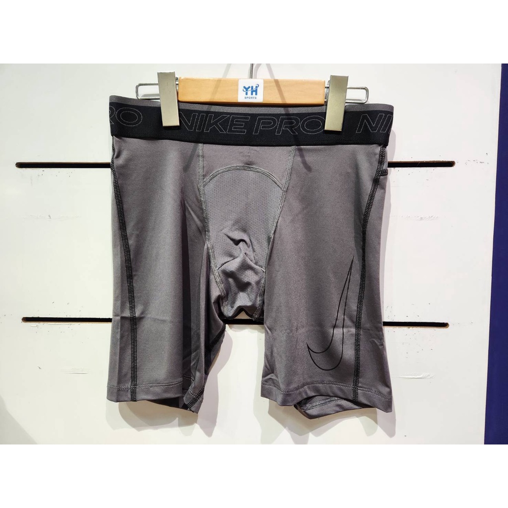 【清大億鴻】Nike Pro Dri-FIT 男款 緊身短褲 束褲 彈性 舒適 灰色DD1918-068