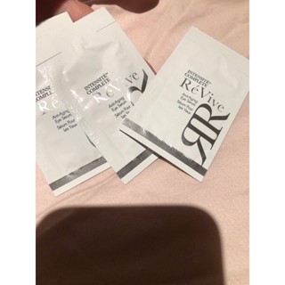 REVIVE 六勝肽臉部抗皺精華（售完）、六勝肽眼部抗皺精華2ml*3包$1,355、極緻抗皺眼霜2ml*4$1,199