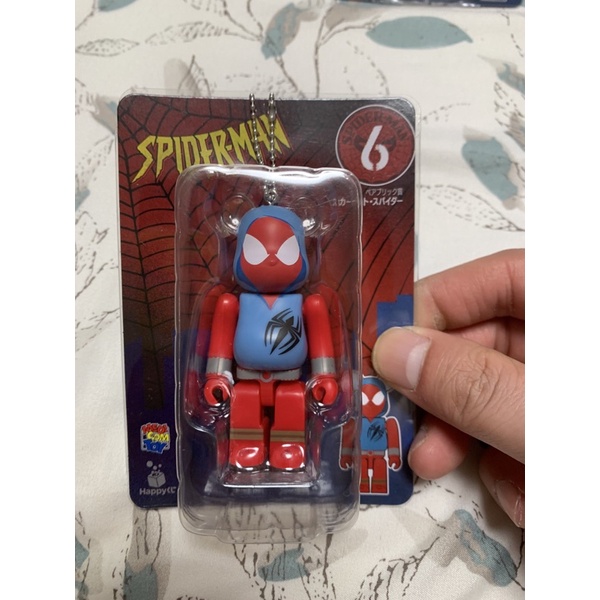 庫柏力克熊 Bearbrick 蜘蛛人 spiderman 漫威Marvel 一番賞 100% 鑰匙圈 6號