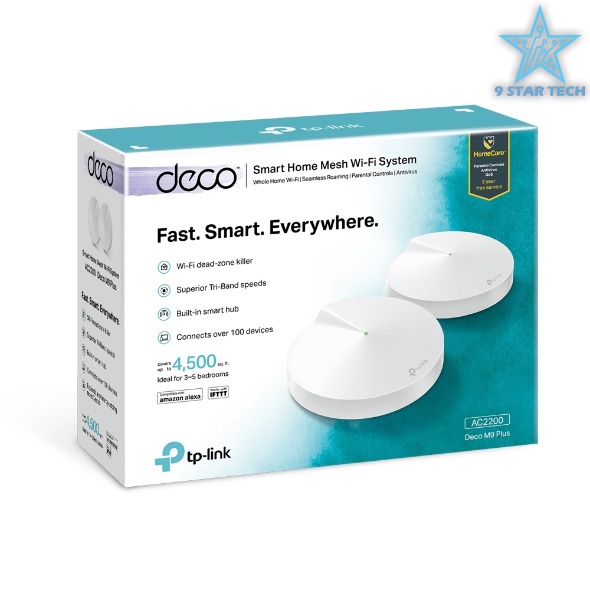 TP-LINK　Deco M9 Plus(2-pack)　Mesh 網狀路由器