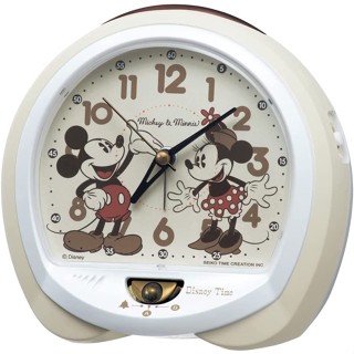 現貨★JILL日本代購★日本精工SEIKO 米奇米妮FD483C 鬧鐘 迪士尼 貪睡功能 復古 日本鬧鐘 開學