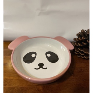 全新 熊臉造型盤子 家用可愛創意陶瓷餐具 兒童小餐盤