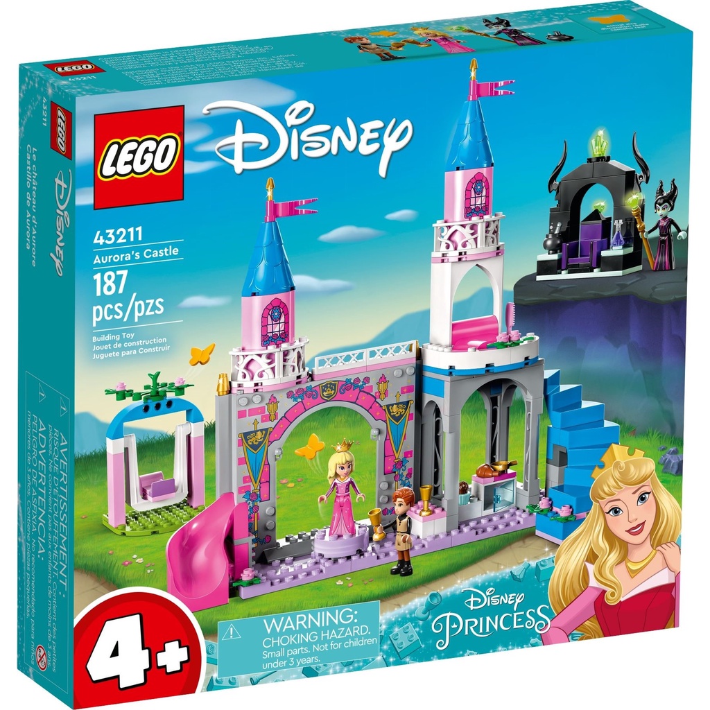 [大王機器人] 樂高 LEGO 43211 迪士尼公主 Disney-Aurora's Castle 4+