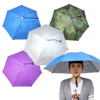 雨傘帽 頭戴式遮陽雨傘 釣魚帽子傘 釣魚雨傘 晴雨兩用 傘帽