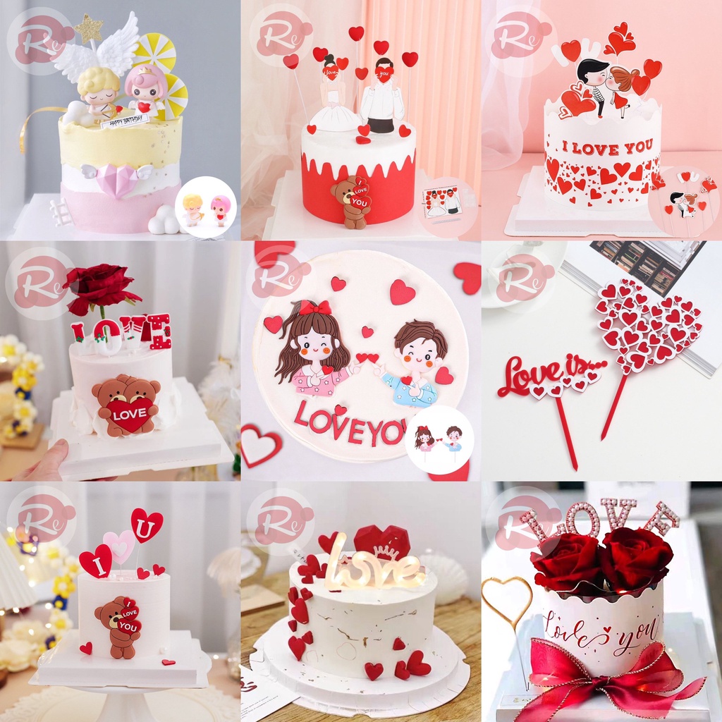【低價】-情人節飾品-蛋糕生日蛋糕裝飾