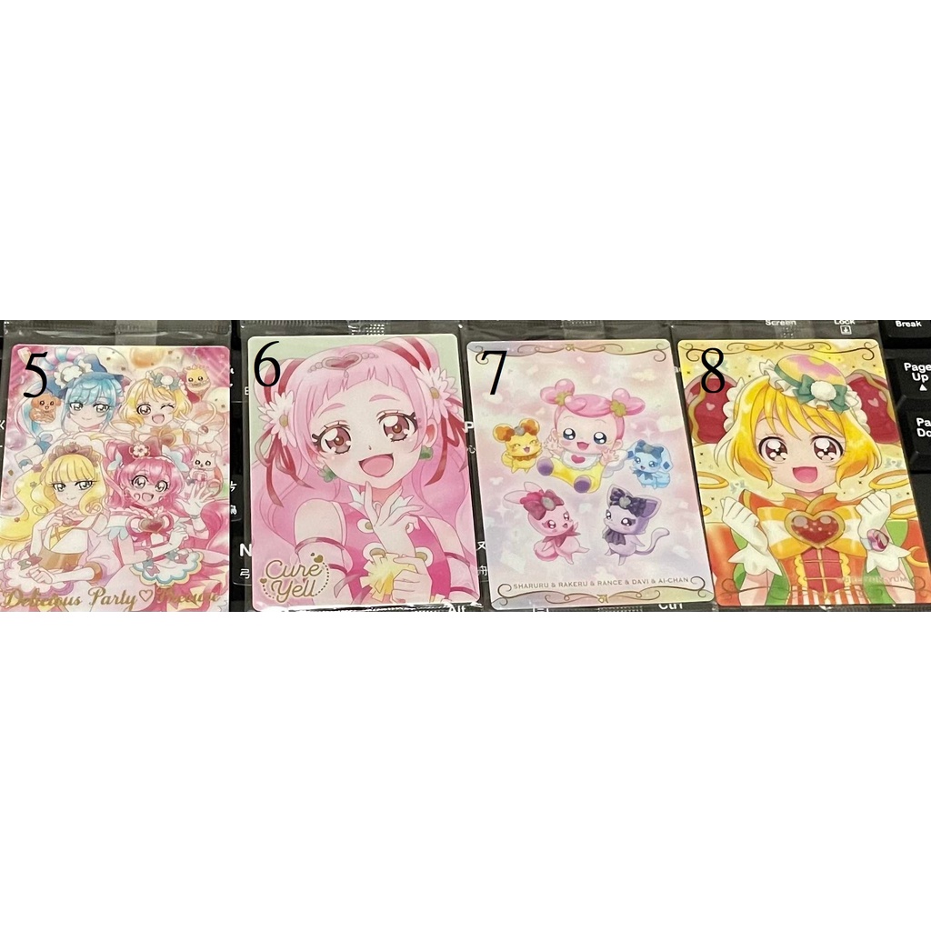 光之美少女系列 威化餅卡 食玩/收藏卡/卡片 萬代/東映/精靈/第五彈