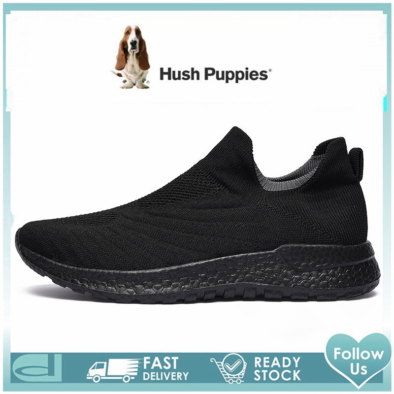 Hush Puppies 鞋男平底鞋男韓國男鞋運動鞋男士運動鞋男士大碼 45 46 帆布鞋