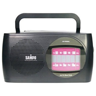 『SAMPO』(專用變壓器) 聲寶 AK-W906AL (AM/FM) 手提式收音機" 可插電和電池