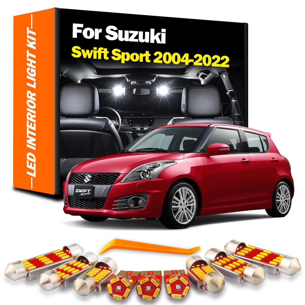 SUZUKI 鈴木 Swift Sport 2004-2022 Canbus 車輛燈泡圓頂地圖閱讀門燈無錯誤汽車燈套件的