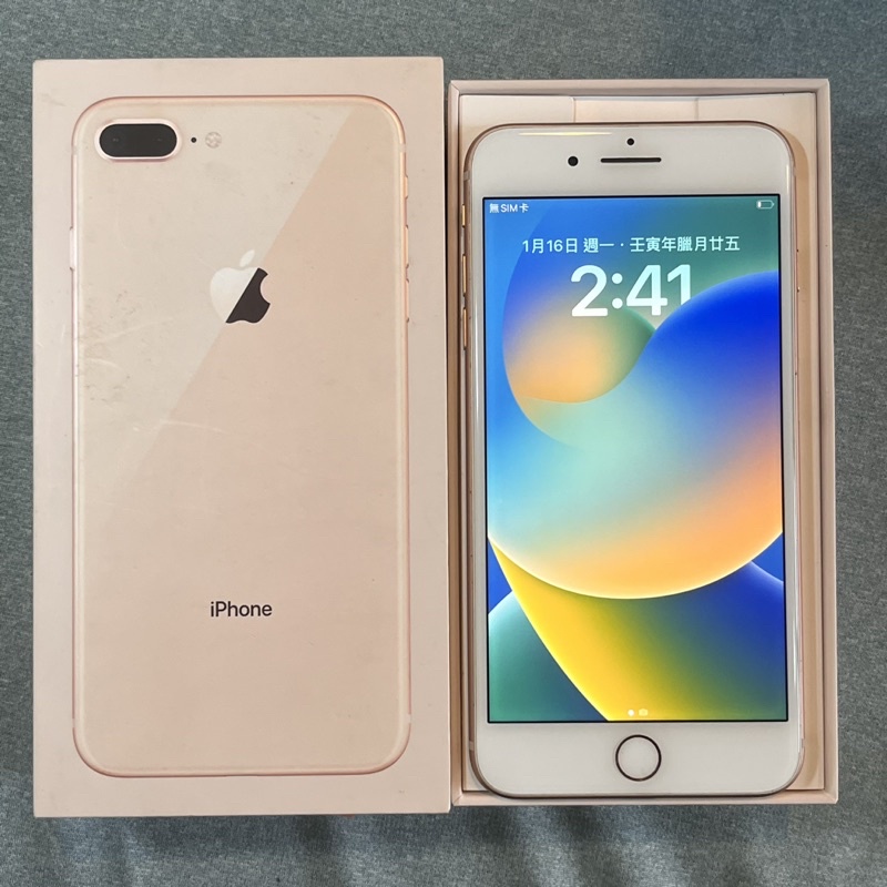 iPhone 8 Plus 64G 玫瑰金 9成新 功能正常 二手 iphone8plus 8plus 5.5吋 蘋果