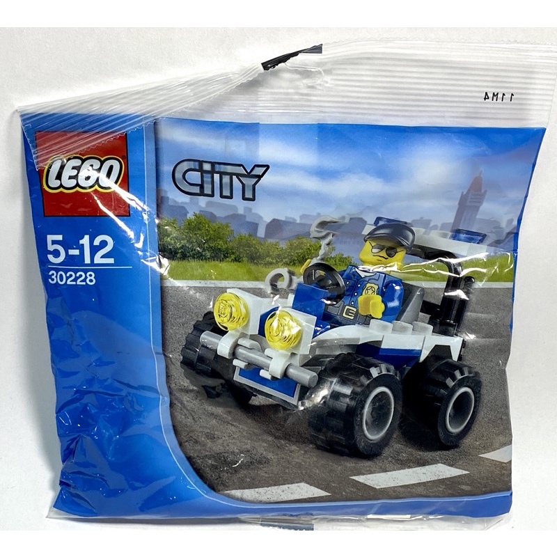 &lt;樂高人偶小舖&gt;正版樂高 LEGO 30228 城市創意系列，越野警車、警察人偶袋裝包，全新未拆