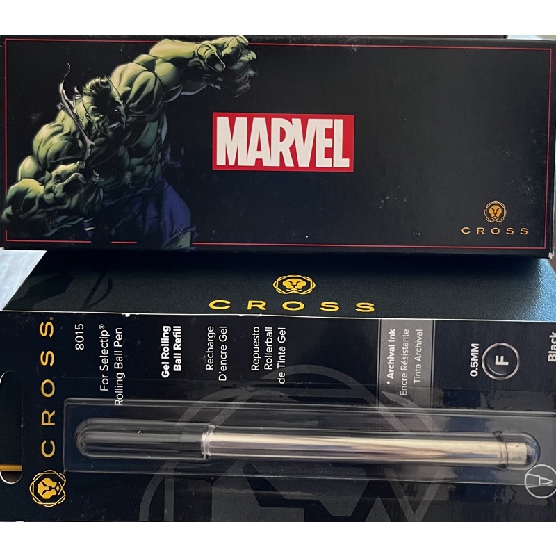 美國 CROSS 高仕 X系列 Marvel 漫威聯名款鋼珠筆: 綠巨人浩克/Hulk