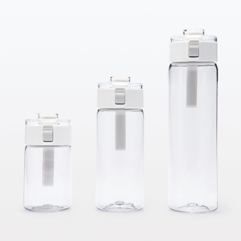 🇯🇵 MUJI 攜帶式透明水壺 350ml、550ml、800ml