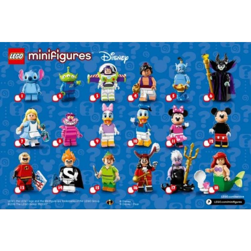 LEGO 樂高 71012 第一代 迪士尼人偶包  Minifigures 散包