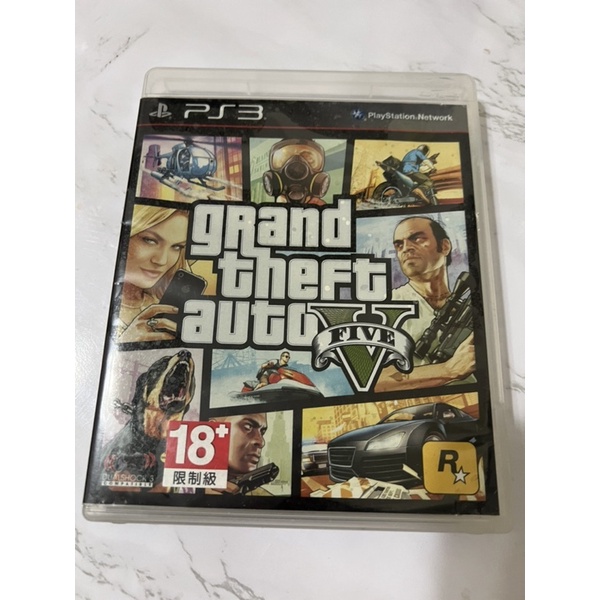 （二手）PS3 GTA5 俠盜獵車手5 GTA 5 Grand Theft Auto V 遊戲片 光碟片