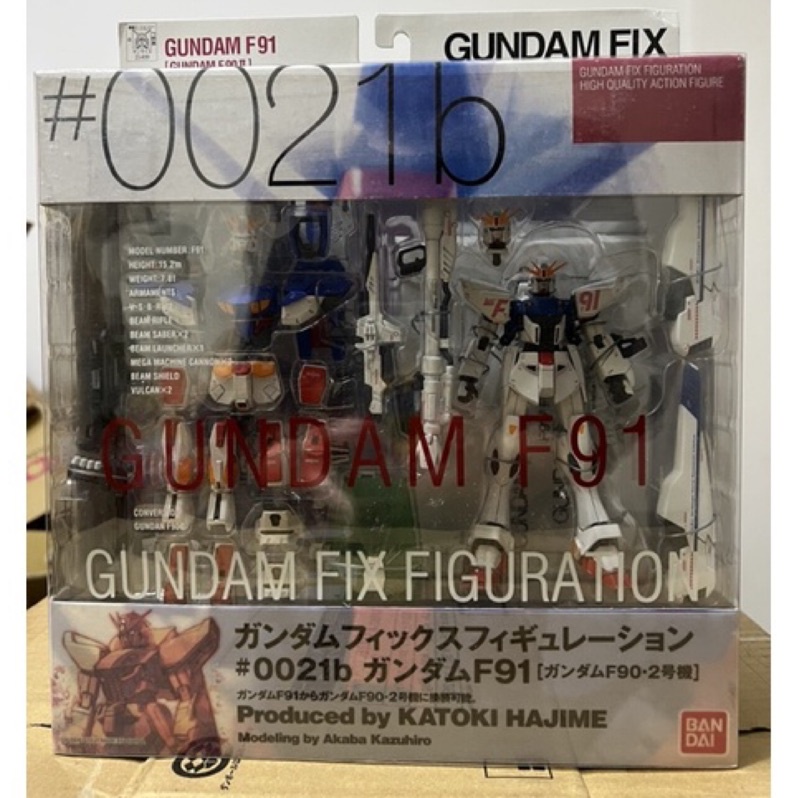 激動的巨人 日版 GFF FIX #0021b Gundam F91 F90II 鋼彈 可動 完成品 全新未拆封 如圖