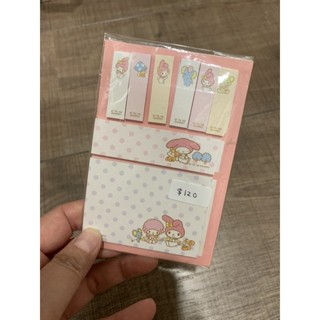 二手 三麗鷗 美樂蒂 Sanrio Melody 便利貼 便條紙 共兩款 絕版商品
