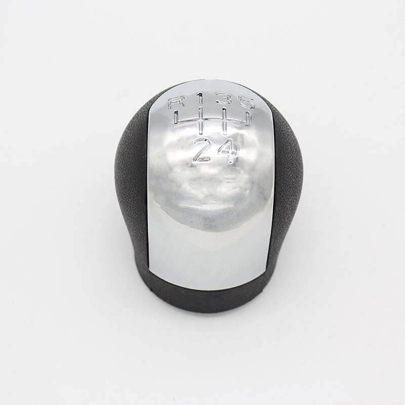 【現貨】5速黑色+鍍鉻換檔旋鈕適用於歐寶/沃克斯豪爾Astra F G