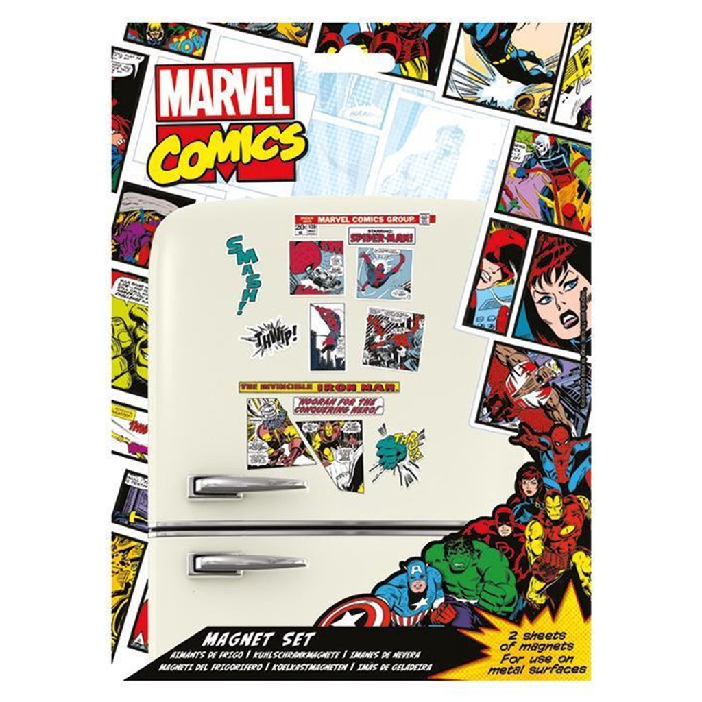 【漫威】漫威漫畫磁鐵組/冰箱貼 Marvel