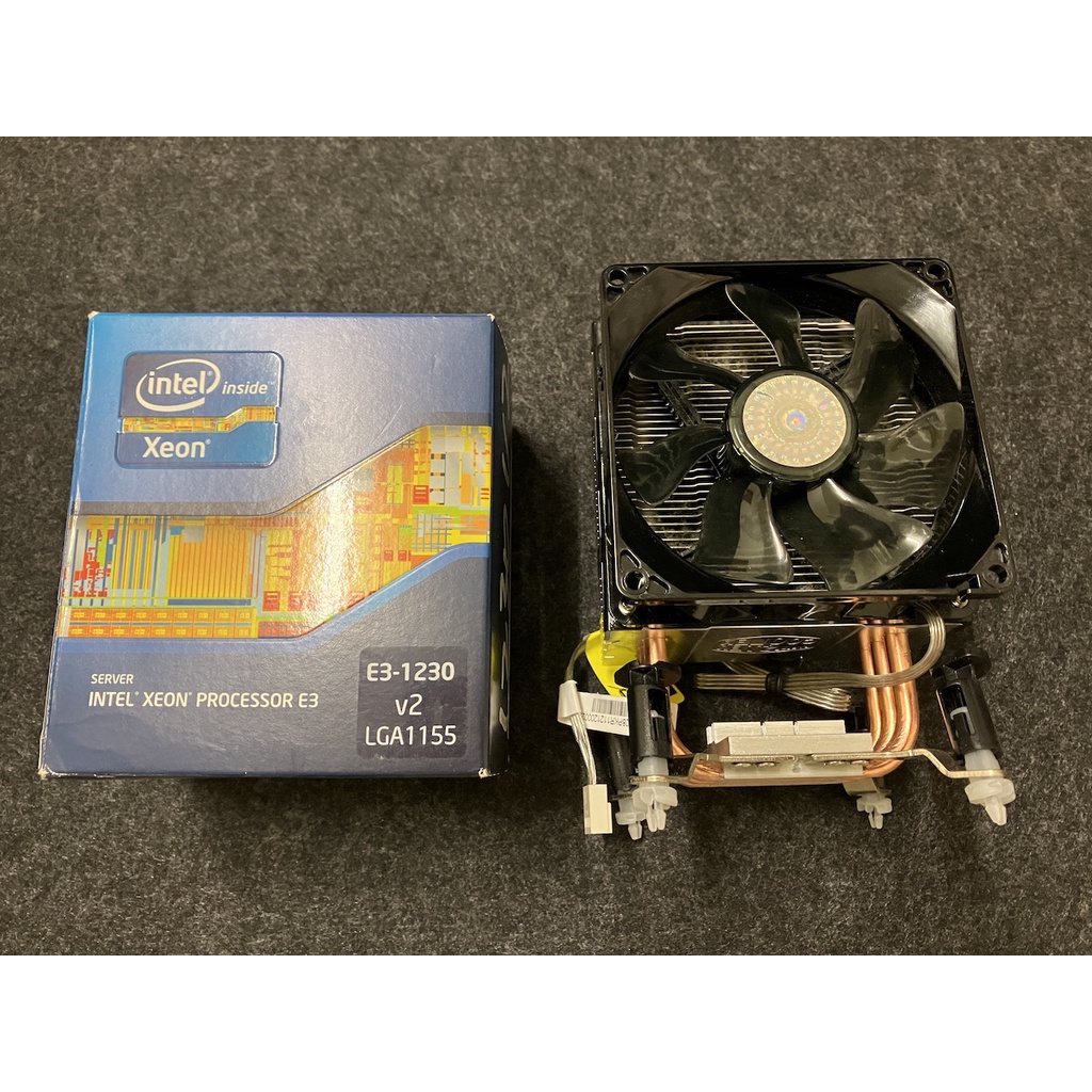 [自售] Intel Xeon E3-1230v2 盒裝 附一顆CoolerMaster Hyper TX3 EVO塔散