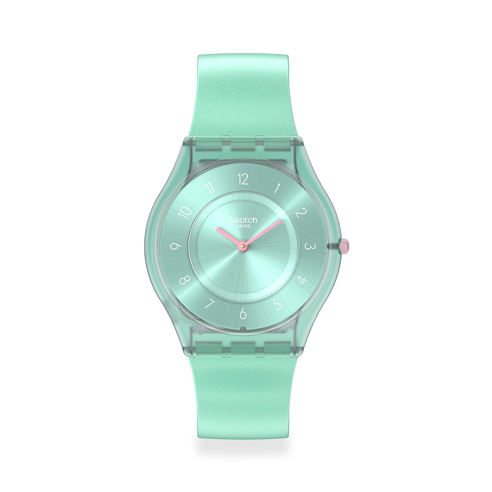 【SWATCH】SKIN 超薄 手錶 TEAL (34mm) 瑞士錶 男錶 女錶 SS08L100