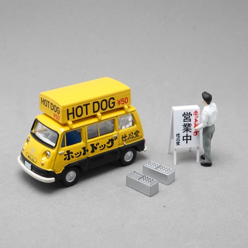 Tomica Tomytec TLV LV-201a Subaru Sambar 熱狗餐車