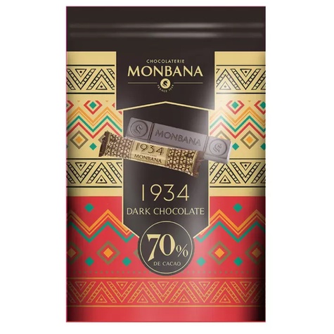 (人氣商品)好市多代購C95 Monbana 1934 70%迦納黑巧克力條 640公克
