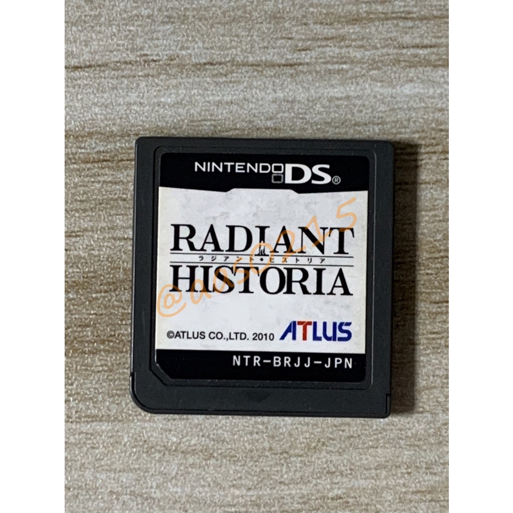 🌸老吉科🍀 日本任天堂日版正版 NDS DS 中古 遊戲片 精選 光輝戰史 Radiant Historia 裸卡