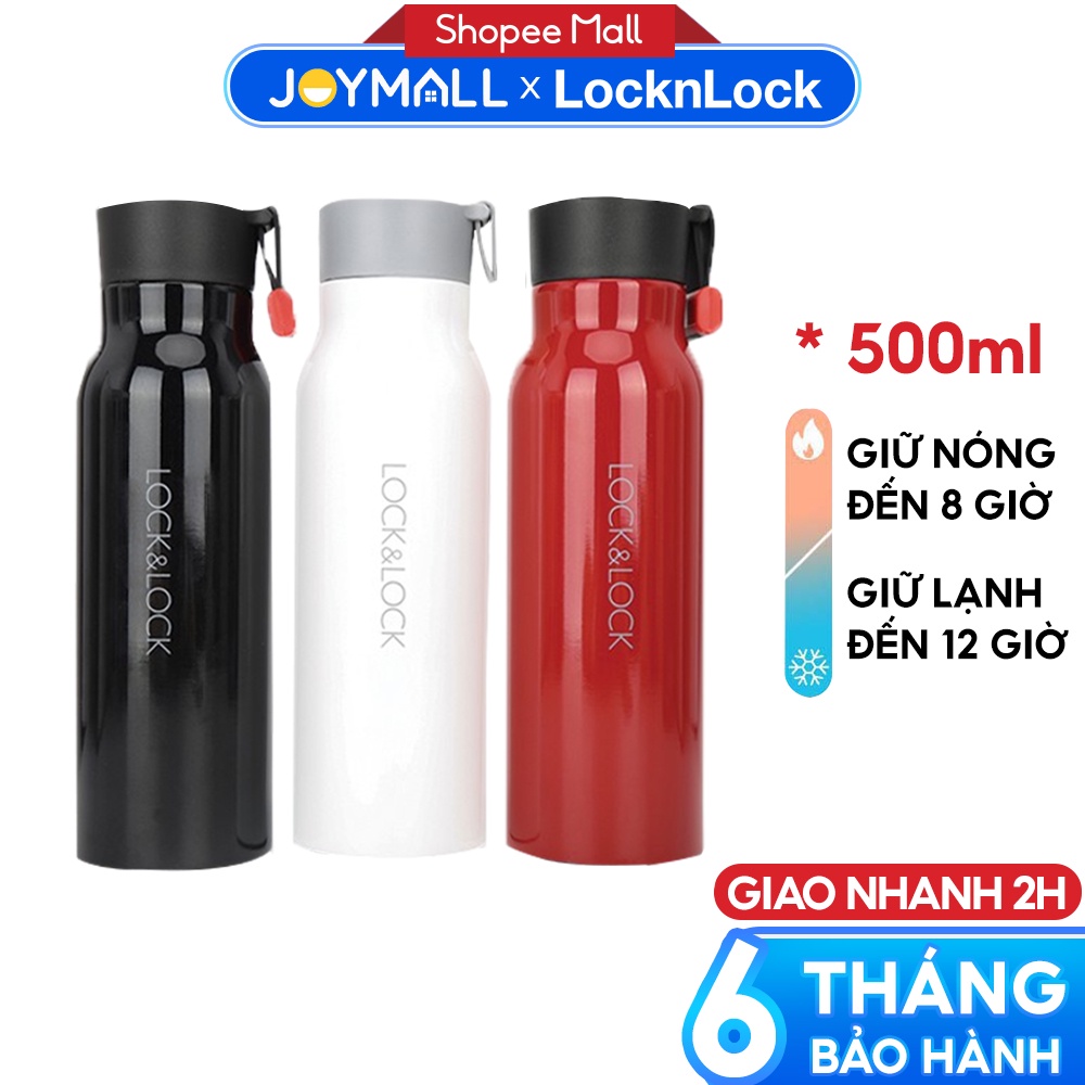 Lock&amp; Lock&amp;Lock 500ml LHC4125 名稱不倒翁保溫瓶 - 正品不銹鋼,防滑底部 - JoyMal