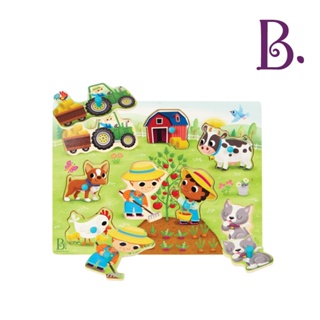 B.Toys 尋找打卡點-穀倉小農夫 拼圖 小朋友 兒童拼圖