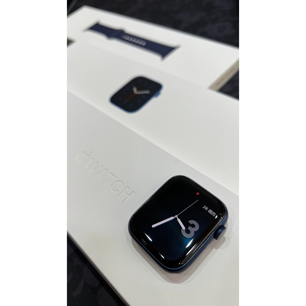 （自取更優惠）Apple Watch Series 6（GPS）藍色 44mm 外觀9成新 功能正常