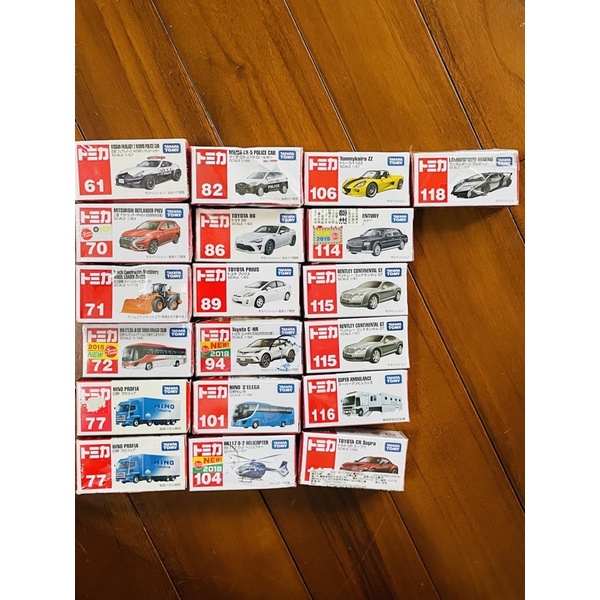 TAKARA TOMY TOMICA NO.61~NO.120 盒損出清