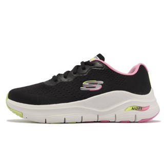 Skechers Arch Fit-Infinity Cool 寬楦 黑 粉紅 螢光黃 女鞋 149722WBKMT