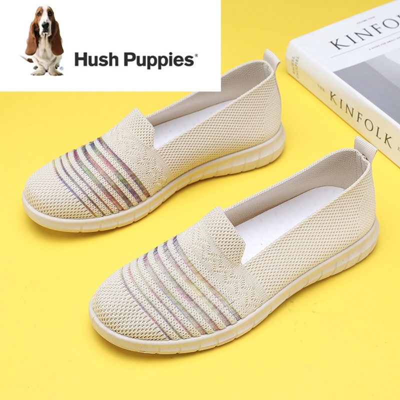 HUSH PUPPIES 噓小狗鞋女平底鞋女鞋樂福鞋女一腳蹬鞋女