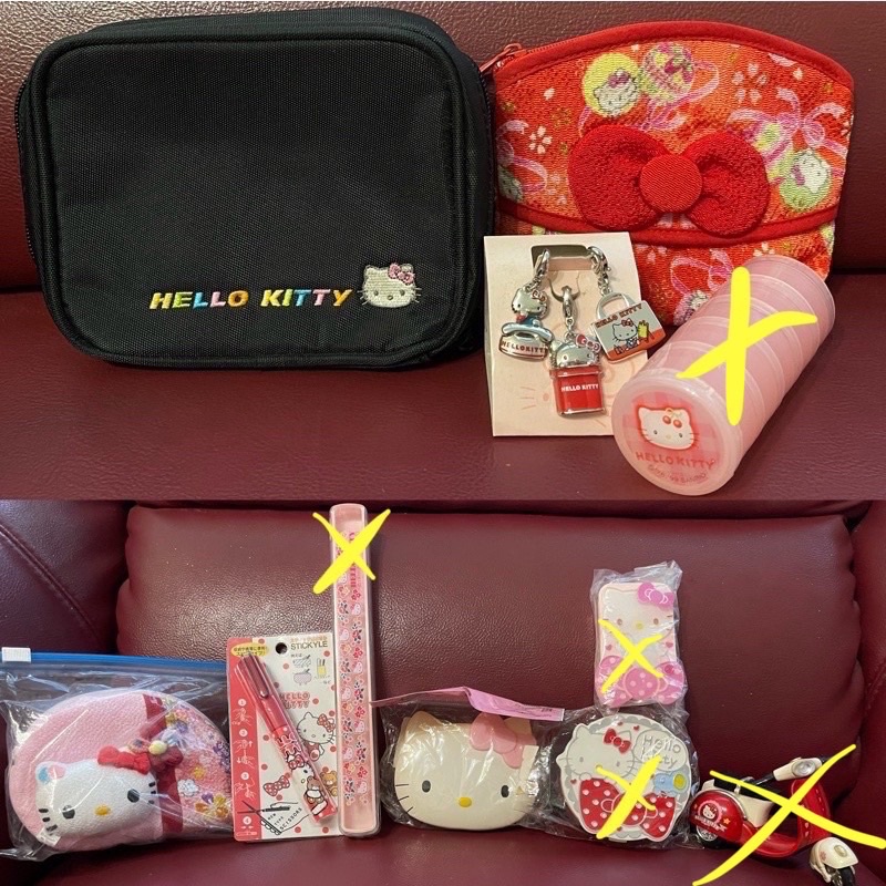 hello kitty 收藏 收納袋 擺飾 飾品盒 筷子盒 鏡子梳子組 便攜剪刀 零錢包日本購入