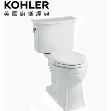 【鑫銳廚衛】KOHLER Archer 五級旋風省水馬桶 K-3517T-0