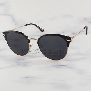 【LOOK路克眼鏡】TOM FORD 太陽眼鏡 黑色 金色 眉架 灰黑色鏡片 TF898K 01A