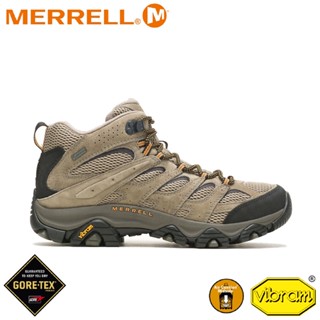 【MERRELL 美國 男 MOAB 3 MID GORE-TEX中筒防水登山鞋《岩灰》】 ML035793