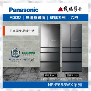 Panasonic 國際牌<日本進口冰箱目錄>無邊框鏡面/玻璃系列 NR-F658WX~歡迎詢價