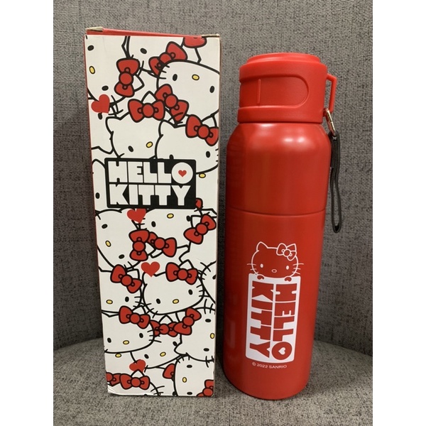 三麗鷗Hello Kitty 304不鏽鋼水壺 500ml 運動水壺 提把運動瓶 保溫瓶