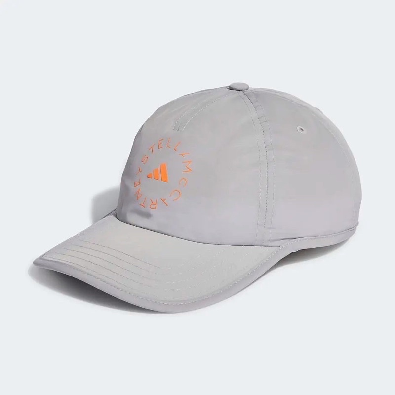 全新 ADIDAS BY STELLA MCCARTNEY 灰色徽標棒球帽