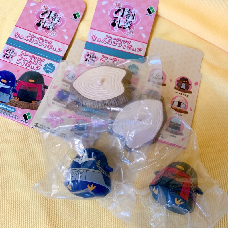 (2隻1組) 現貨 正版 日本 刀劍亂舞 沖田組 大和守安定 加州清光 小雞 模型 治癒 內番  加州清光 大和守安定