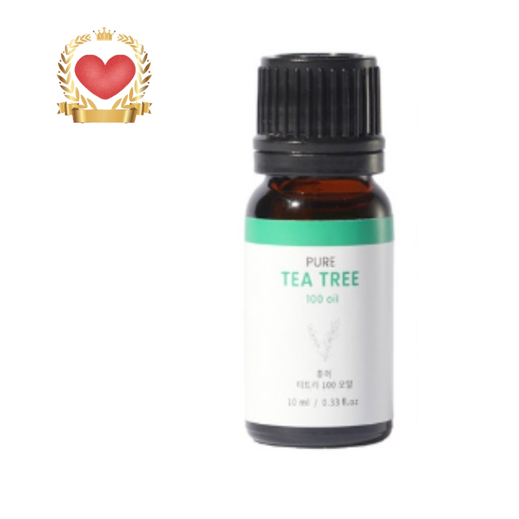 [PURE] Tea TREE oil 10ml 韓國人氣皮膚清潔皮膚麻煩